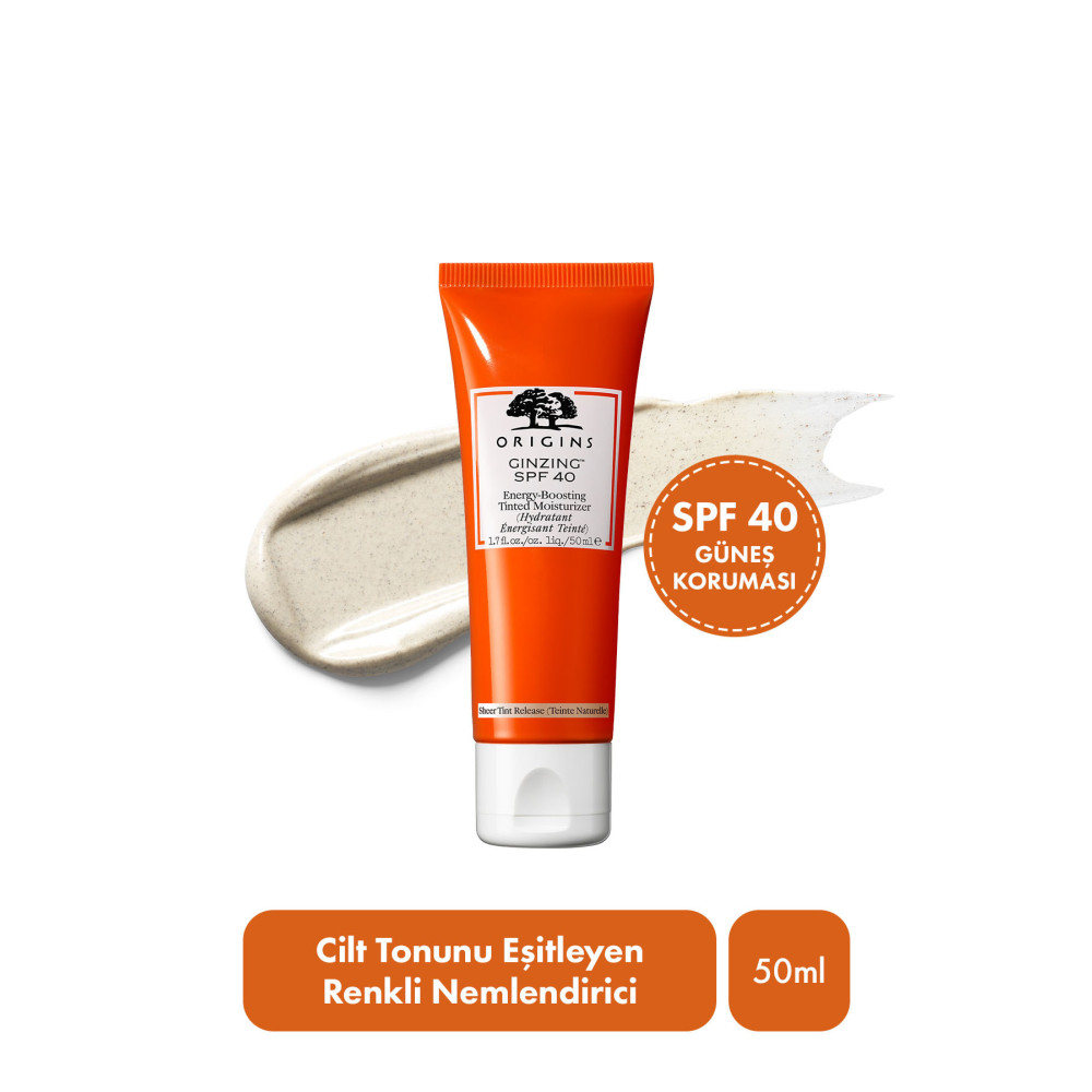 Origins Ginzing Spf 40 Canlandırıcı Ve Aydınlık Görünüm Veren Renkli Nemlendirici 50 ml Cilt ve Yüz Bakımı Fiyatı