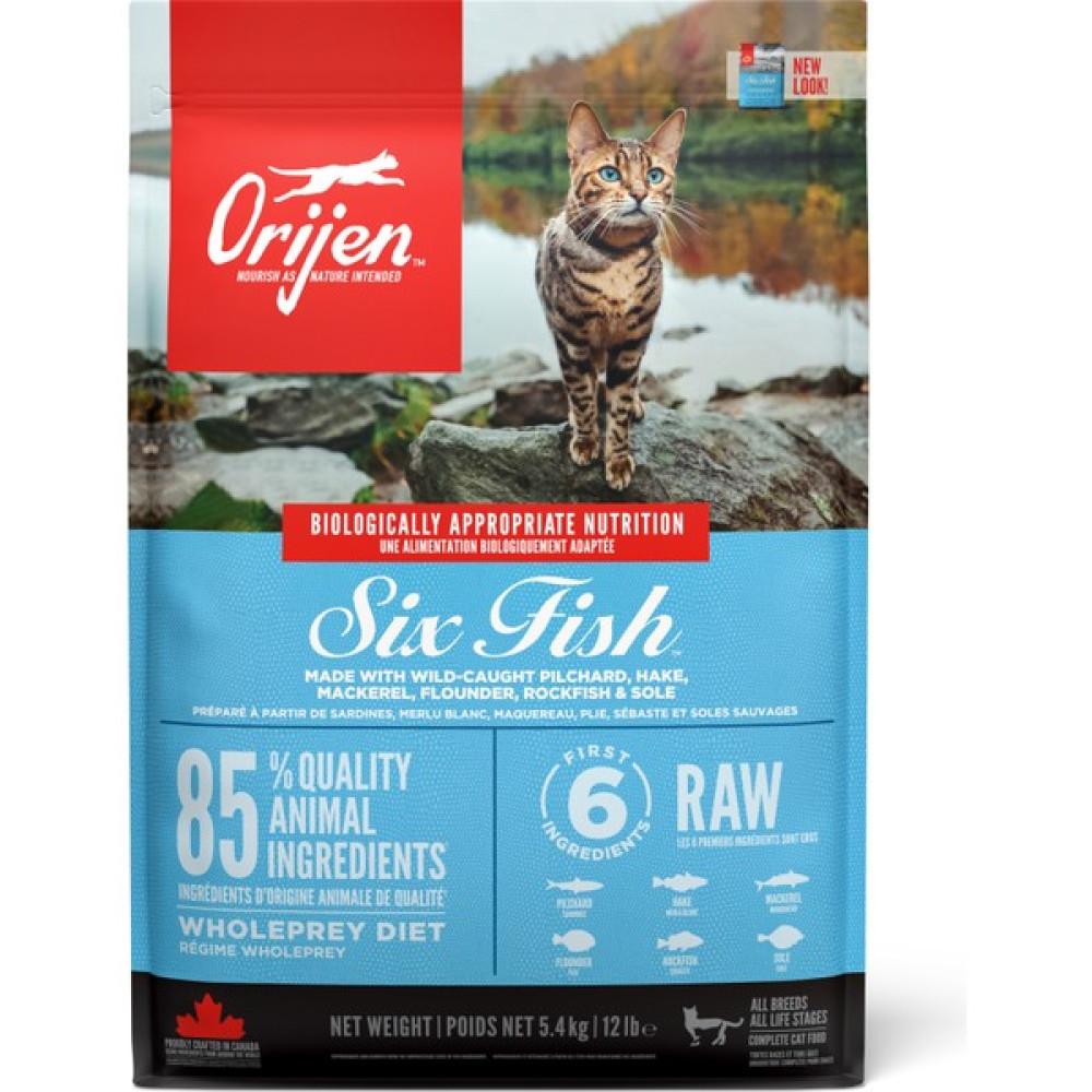 Orijen 6 Balıklı Yetişkin Kedi Maması 5,4 Kg Evcil Hayvan Ürünleri Fiyatı