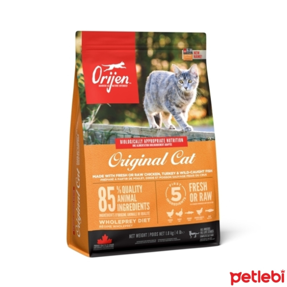 Orijen Original Cat Yavru ve Yetişkin Kedi Maması 1,8kg Evcil Hayvan Ürünleri Fiyatı