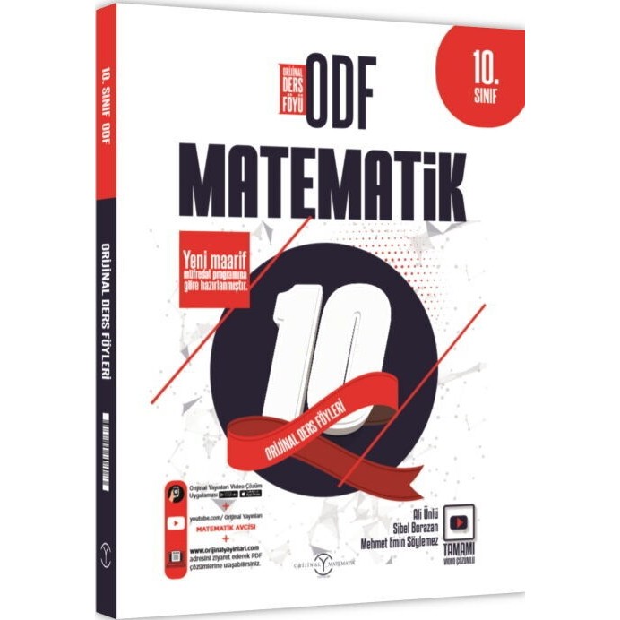 Orijinal Yayınları 10. Sınıf Matematik Odf Orijinal Ders Föyleri Matematik Fiyatı