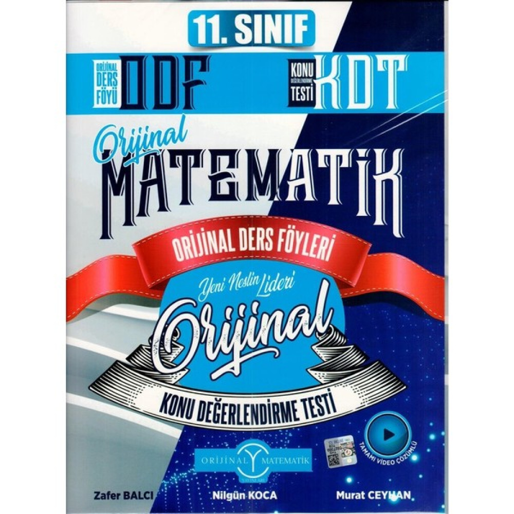 Orijinal Yayınları 11. Sınıf Matematik Odf Kdt Seti Matematik Fiyatı