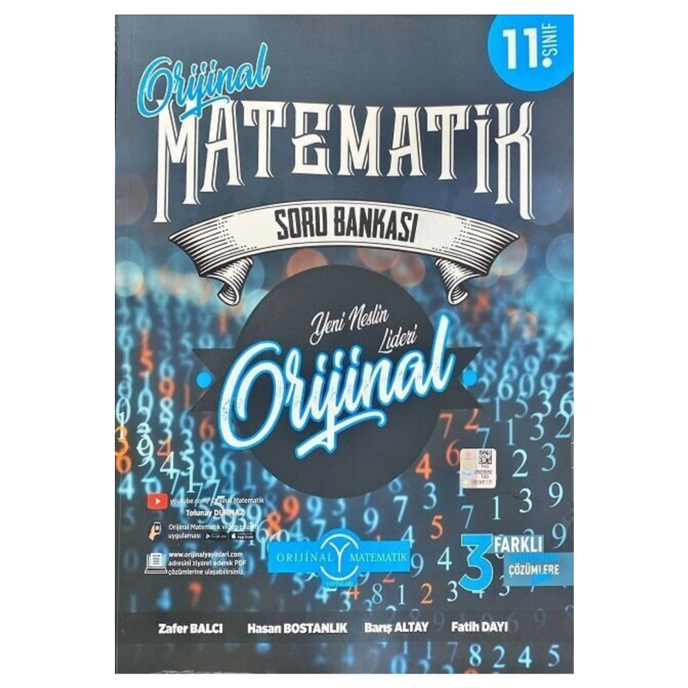Orijinal Yayınları 11. Sınıf Matematik Soru Bankası Yeni 2023 Baskı Ders Sınav Kitapları Fiyatı