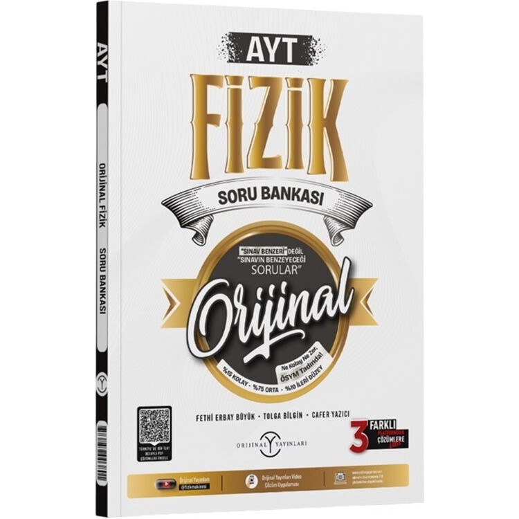 Orijinal Yayınları Ayt Fizik Soru Bankası 2025-2026 Yılı Üniversite Hazırlık Sınavı İçin Diğer Fiyatı