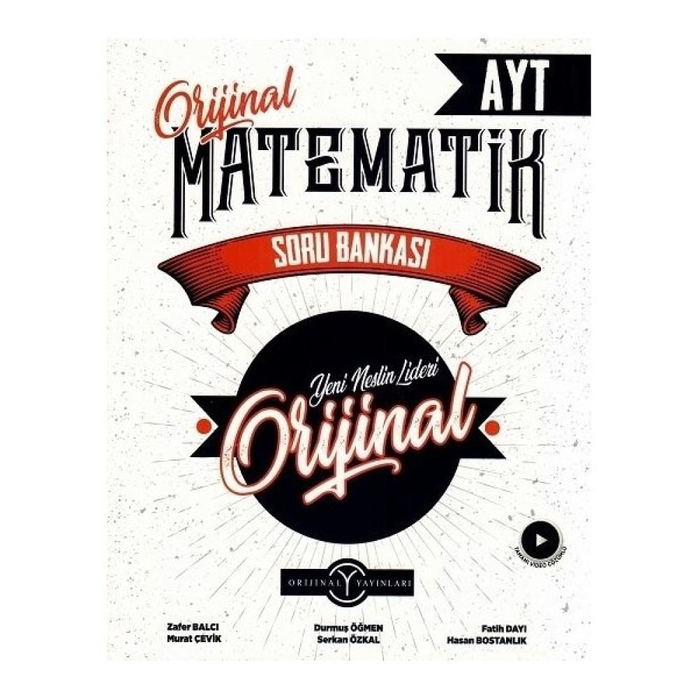 Orijinal Yayınları AYT Matematik Soru Bankası Matematik Fiyatı