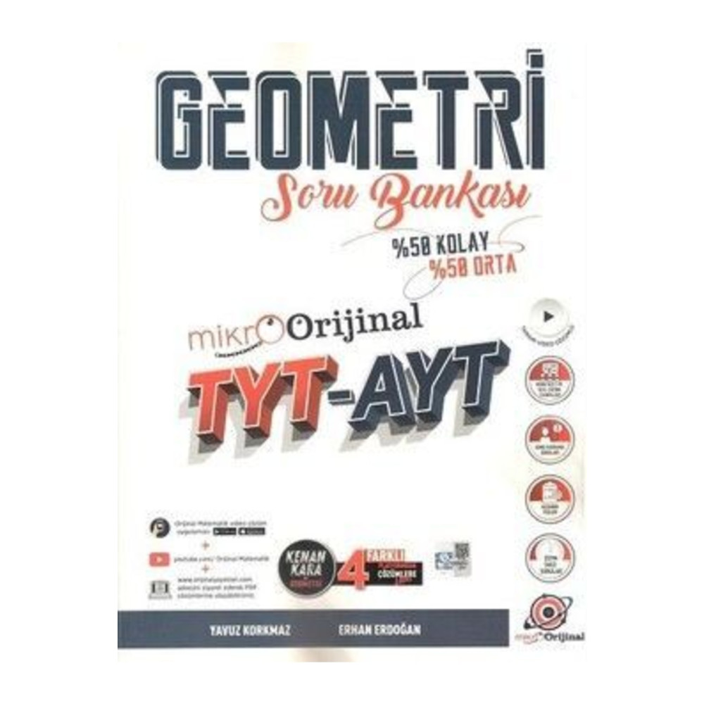 Orijinal Yayınları Tyt Ayt Geometri Mikro Soru Bankası Ders Sınav Kitapları Fiyatı