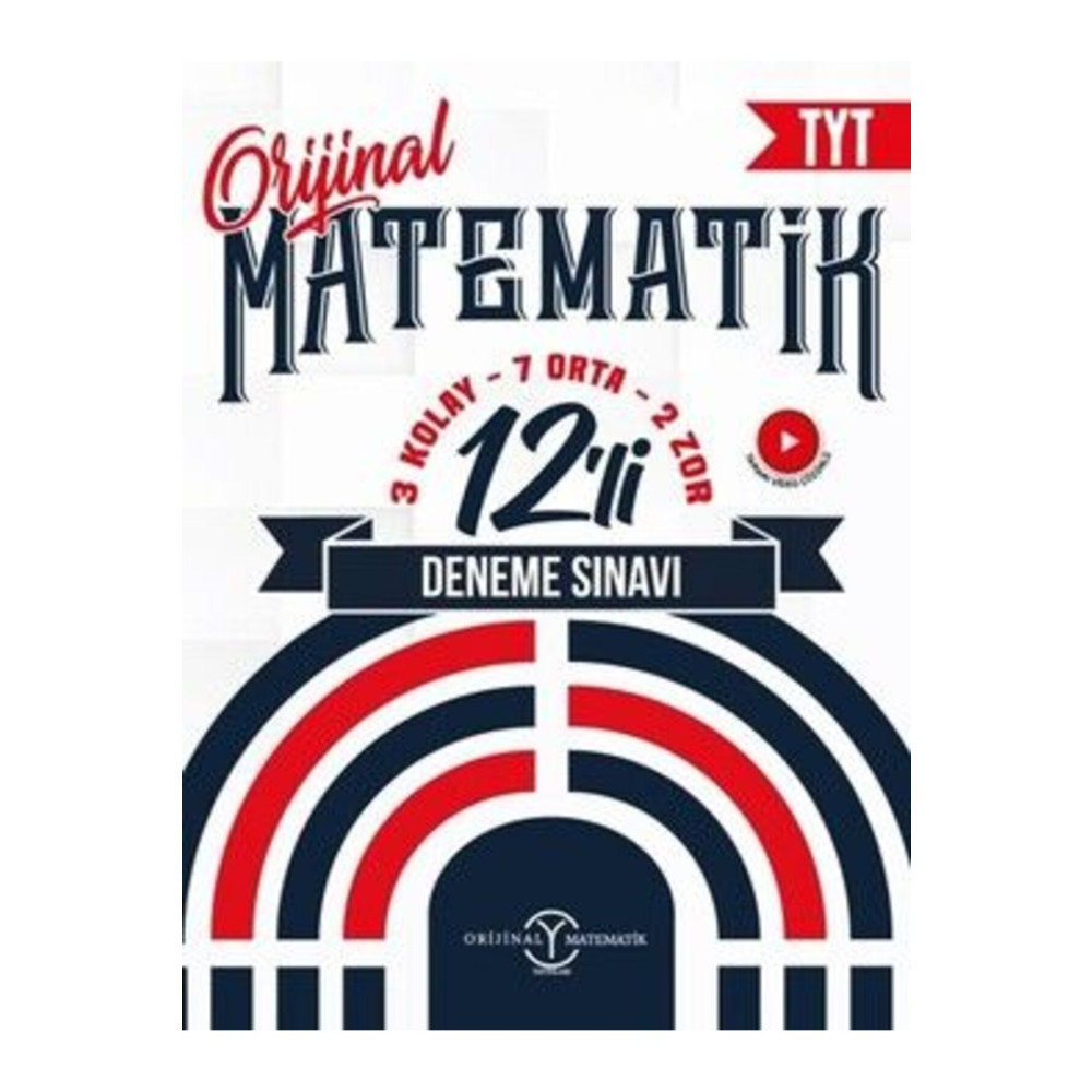 Orijinal Yayınları TYT Matematik 12 li Deneme Sınavı Ders Sınav Kitapları Fiyatı