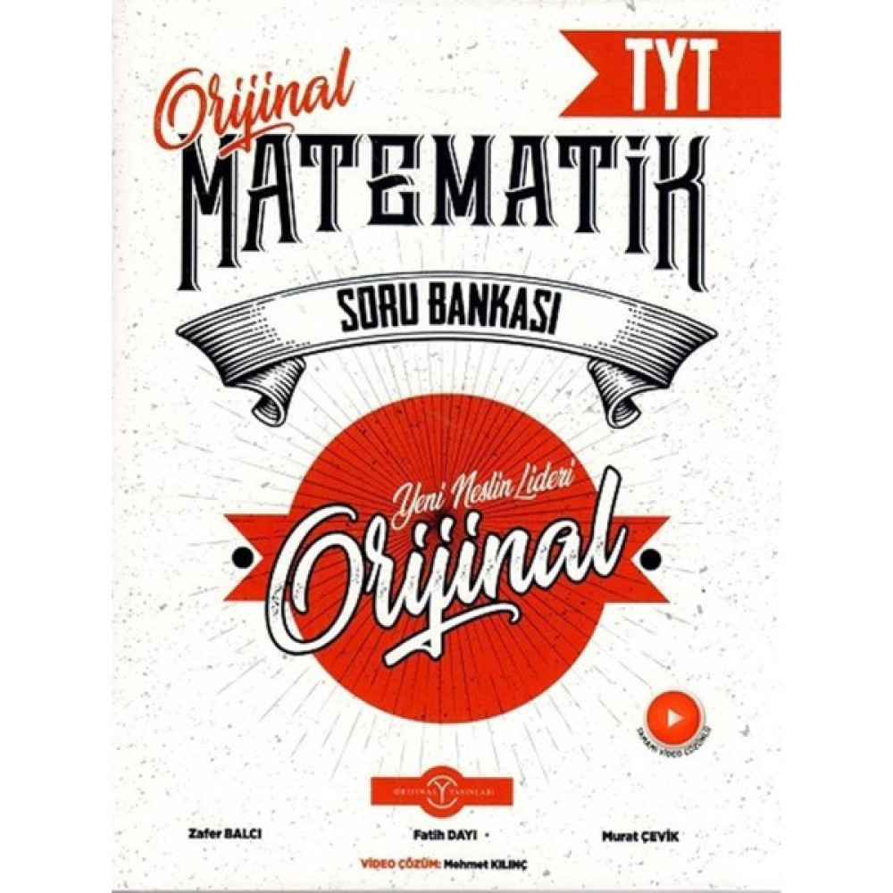 Orijinal Yayınları TYT Matematik Soru Bankası Temel Yeterlilik Testi (TYT) Fiyatı