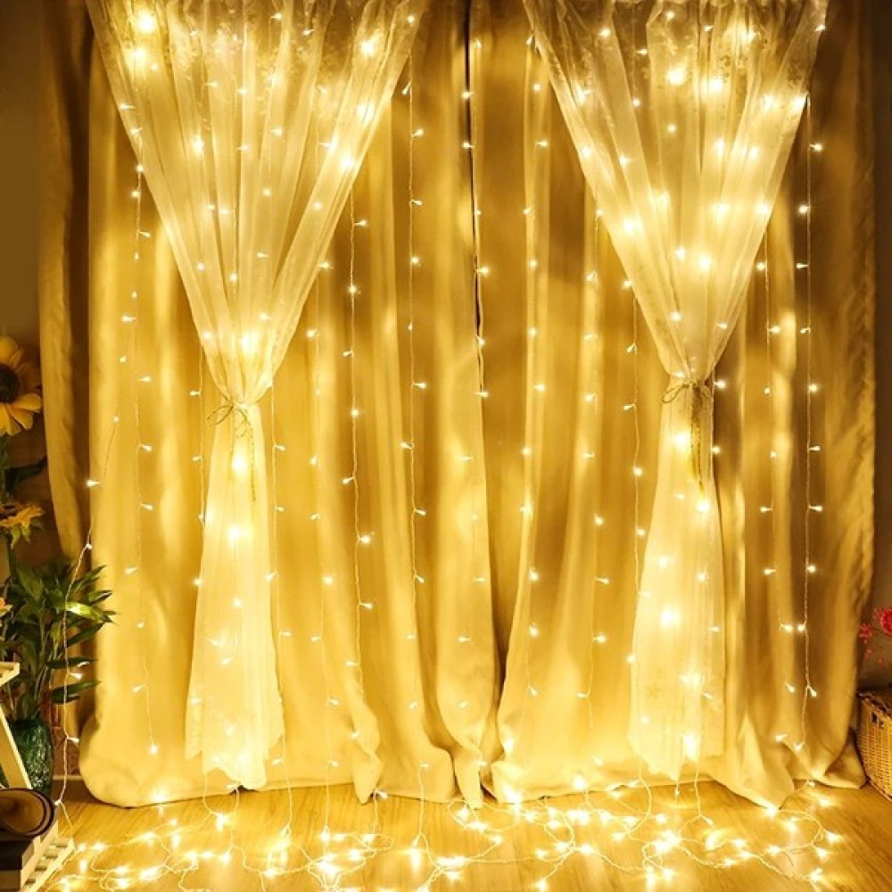 Orijinaldükkan 2x2 Metre Fişli Perde LED Işıklar Animasyonlu Dekoratif - Sarı Elektrik ve Aydınlatma Fiyatı