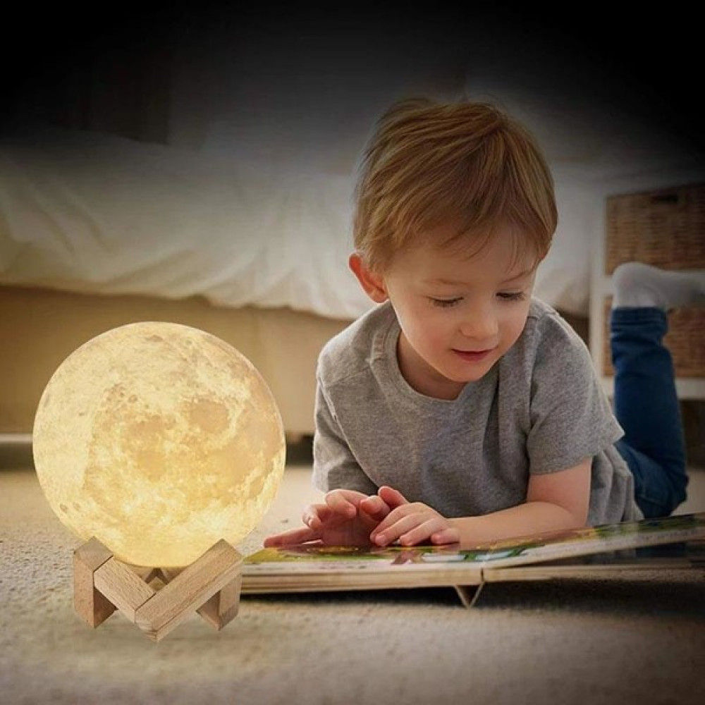 Orijinaldükkan 3D LED Işıklı Ayaklı Ay Gece Lambası 12 cm Moonlight Dolunay Aydınlatma - Sarı Elektrik ve Aydınlatma Fiyatı