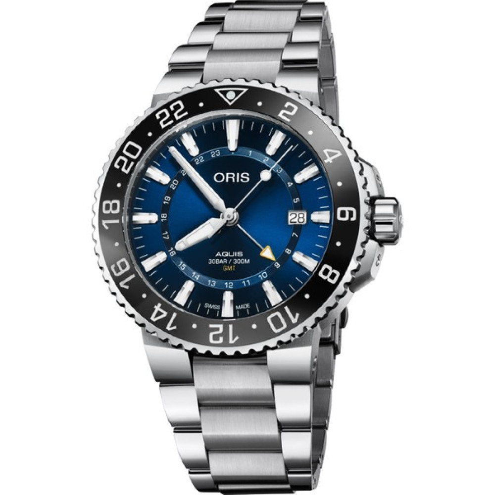 Oris Aquis Date Gmt 01 798 7754 4135-07 8 24 05PEB Kol Saatleri Fiyatı