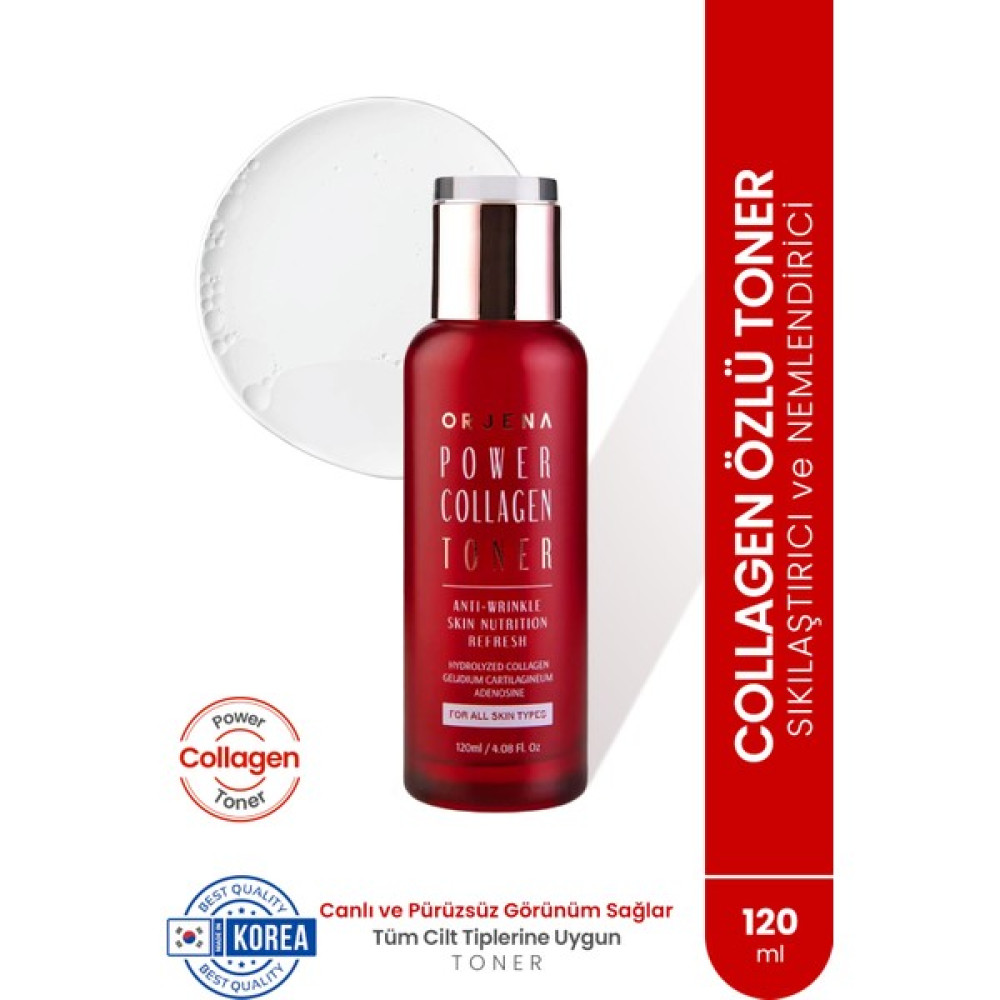 Orjena Cilt Onarımını Destekleyen Kolajen Özlü Yaşlanma Karşıtı Tonik 120ML Oto Boyaları Fiyatı