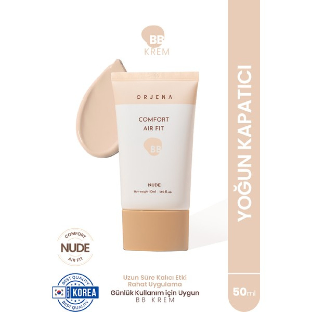 Orjena Comfort Air Fit BB Cream No:23 Nude- Yoğun Kapatıcı Bb Cream no:23 -50ml Oto Boyaları Fiyatı