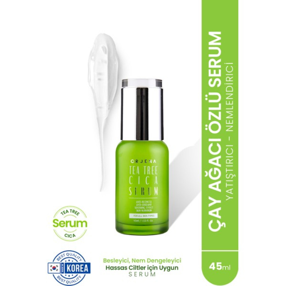 Orjena Tea Tree Cica Serum- Çay Ağacı Yatıştırıcı ve Nemlendirici Serum-45ml Oto Boyaları Fiyatı