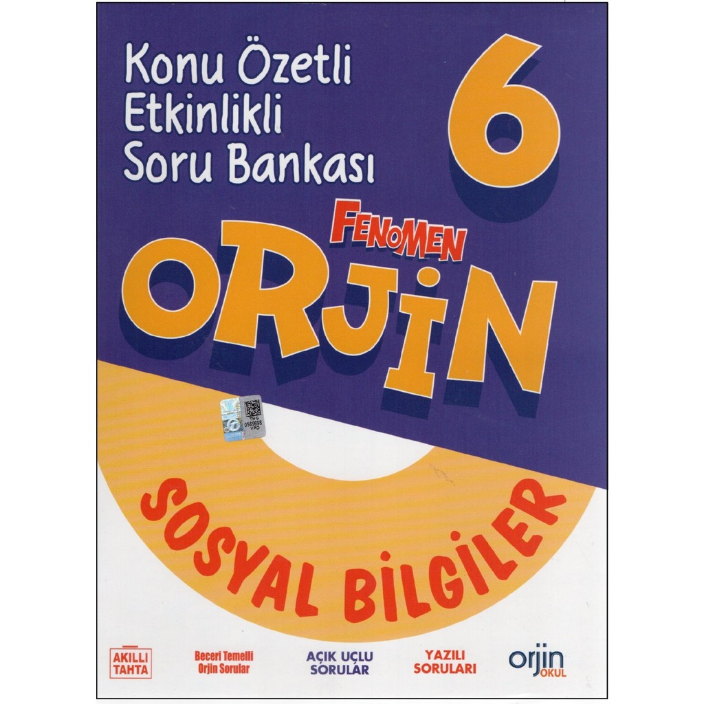 Orjin 6.sınıf Sosyal Bilgiler Soru Bankası Sosyal Bilgiler Fiyatı
