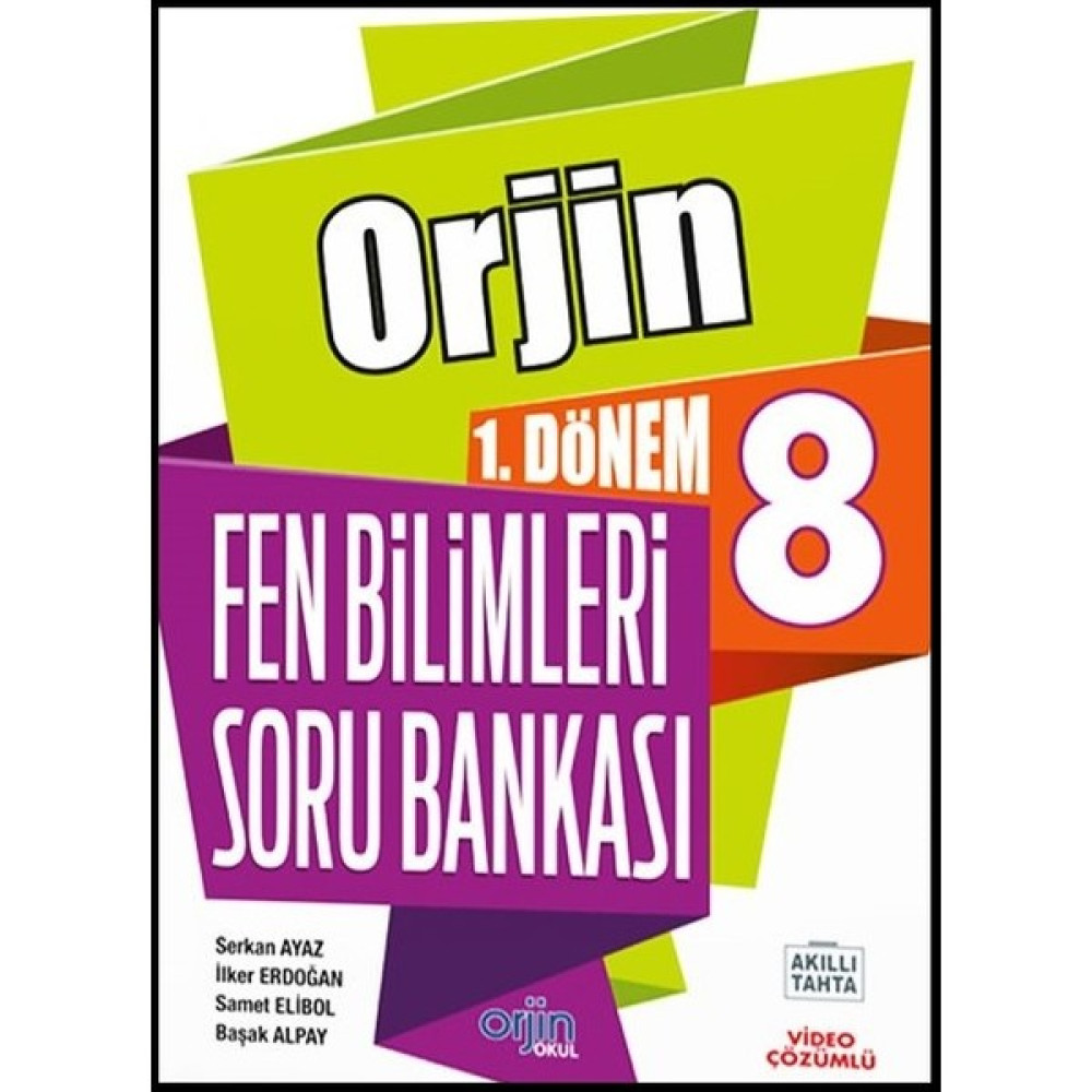 Orjin 8. Sınıf LGS 1. Dönem Fen Bilimleri Soru Bankası Ders Sınav Kitapları Fiyatı