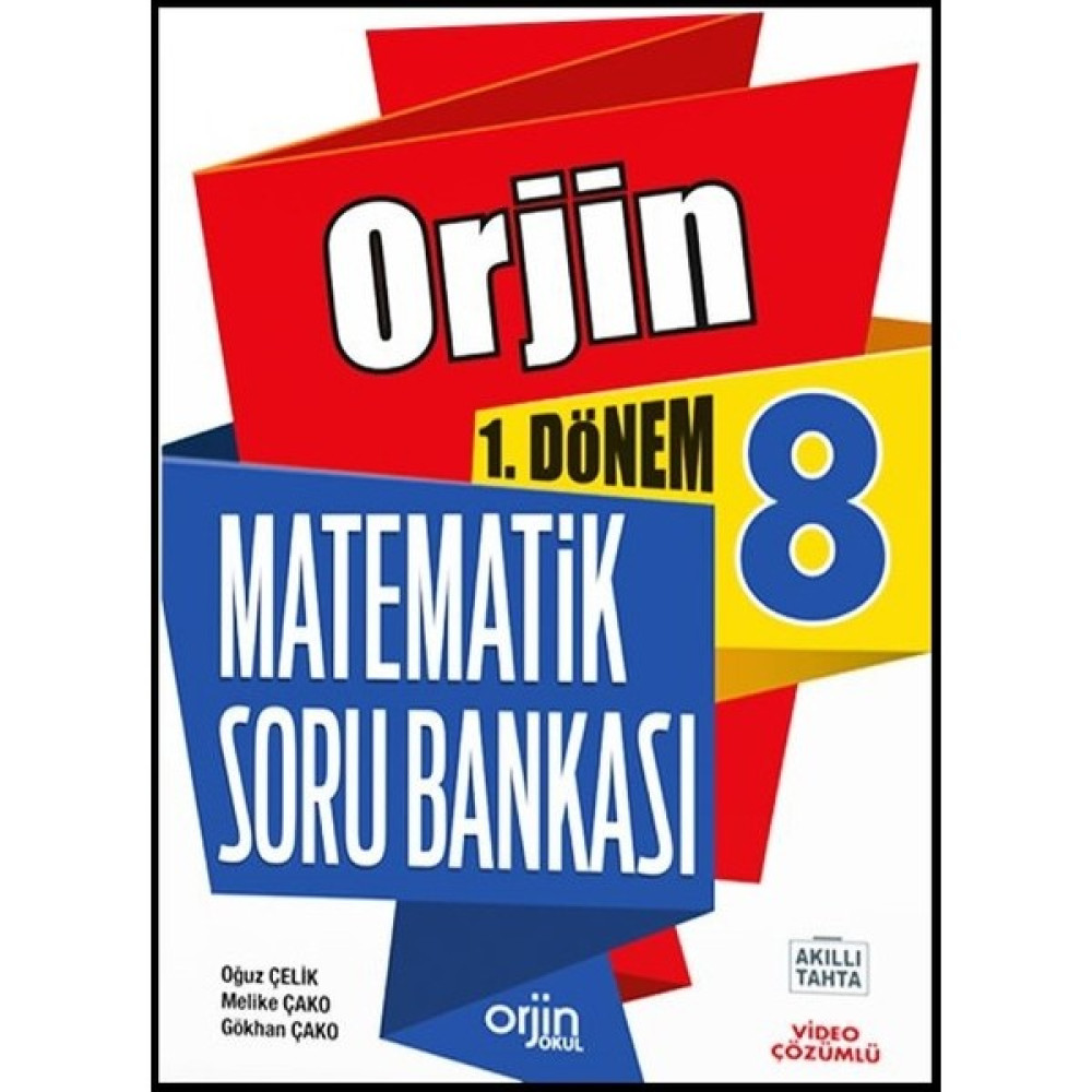 Orjin 8. Sınıf LGS 1. Dönem Matematik Soru Bankası Ders Sınav Kitapları Fiyatı