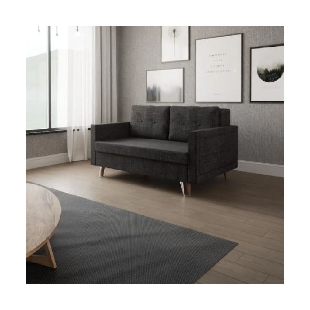 Orjin Home Inova Ikili Yataklı ve Sandıklı Kanepe,keten Kumaş - Antrasit Kanepe & Çekyat Fiyatı