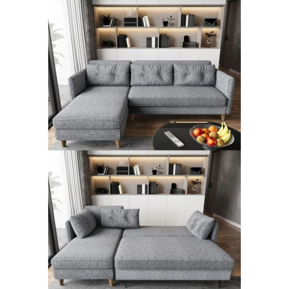 Orjin Home Inova Köşe Koltuk-Istediğin Köşeyi Seç - Gri Koltuk Fiyatı