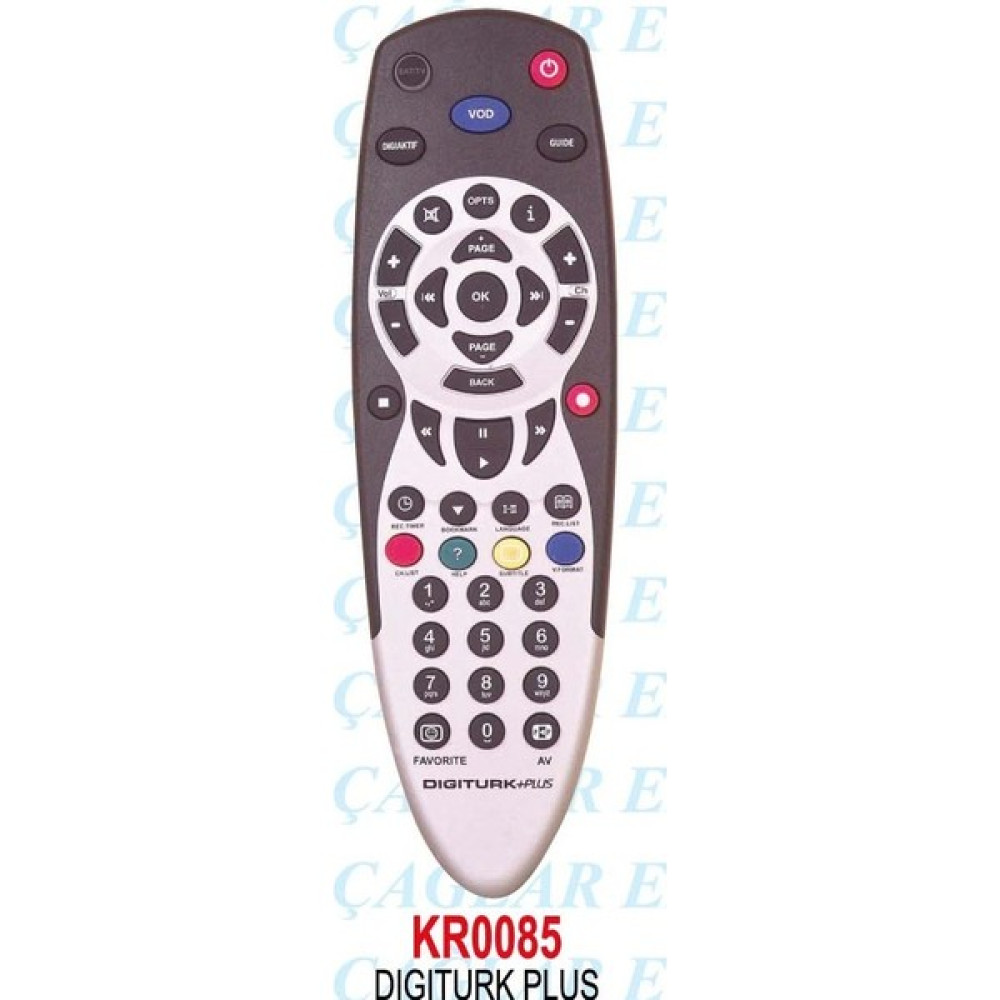 Orjinal Digitürk Pvr Plus Uydu Kumandası TV Aksesuarları Fiyatı