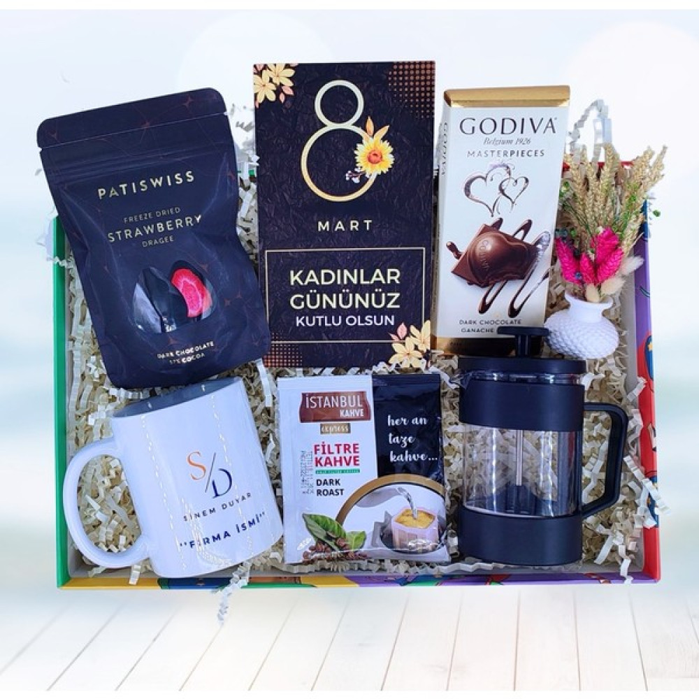 Orjinal Hediyeler 8 Mart Kurumsal Kadınlar Günü Hediyesi Vip Set Hediyelik Eşya Fiyatı