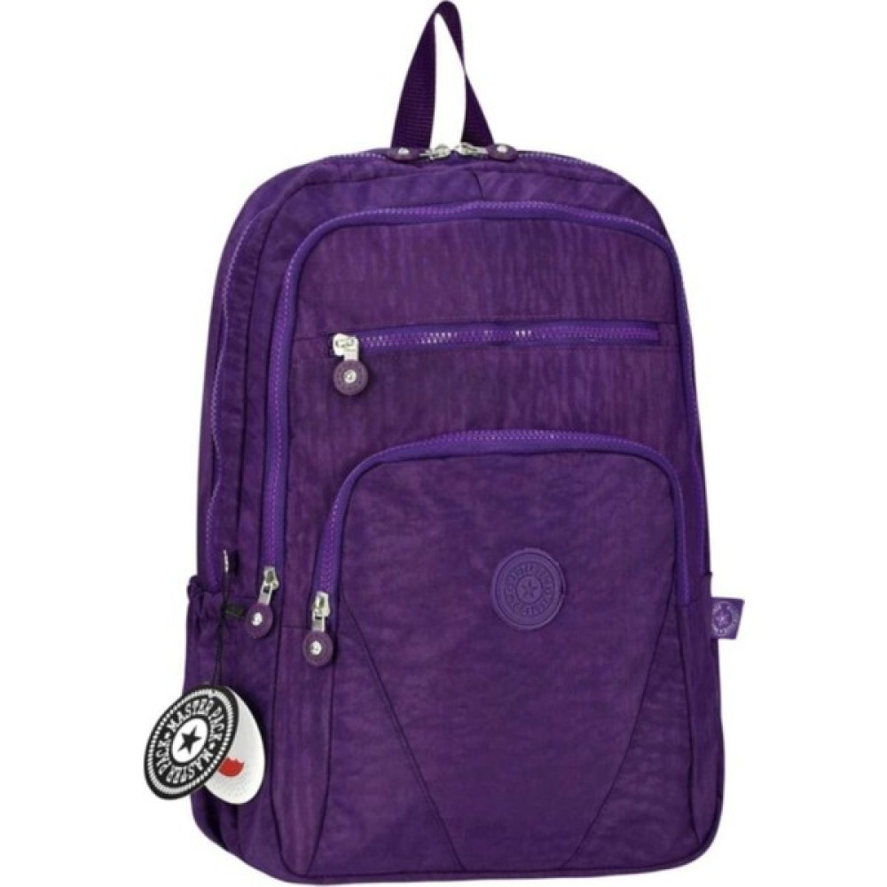 Orjinal Master Pack Yeni Sezon Unisex 15,6 Inç Laptop Bölmeli Su Geçirmez Krinkıl Okul Sırt Çantası - Mor - renk Okul Çantası Fiyatı