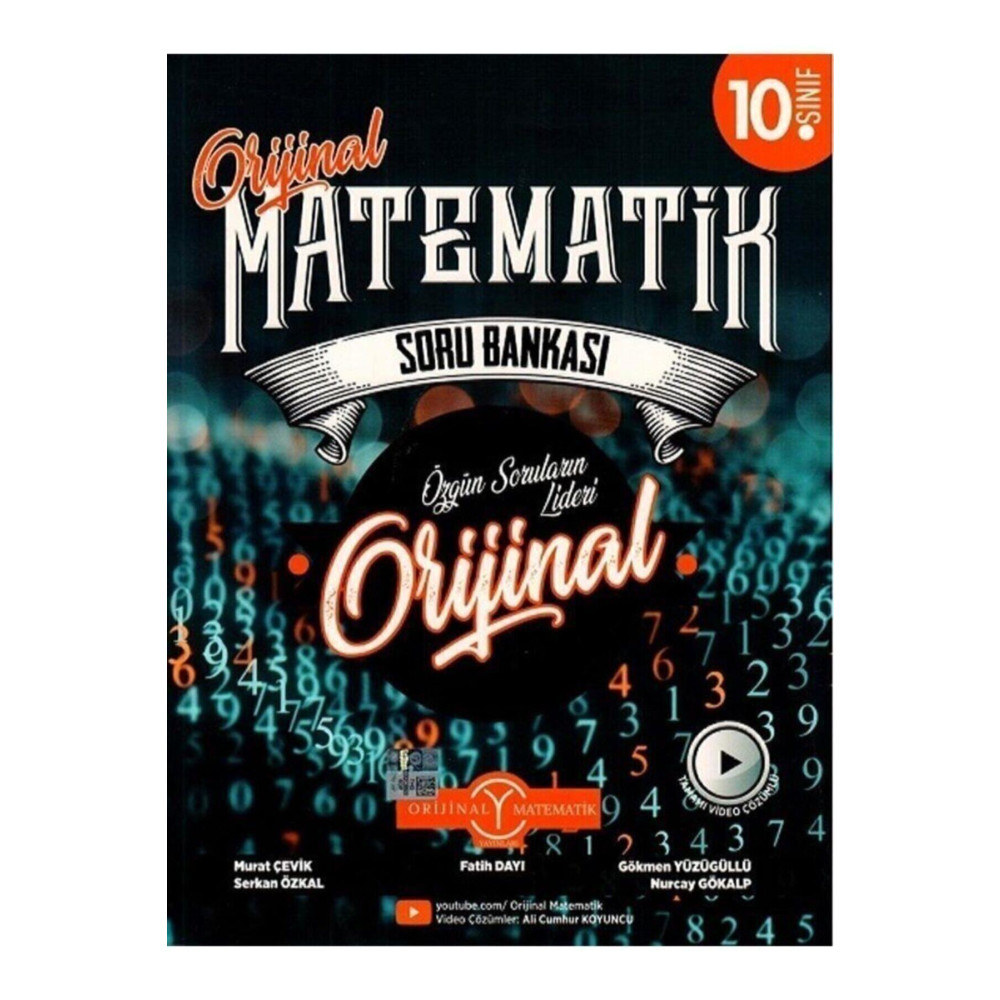 Orjinal Orijinal Yayınları 10. Sınıf Orijinal Matematik Soru Bankası Yeni Ders Sınav Kitapları Fiyatı