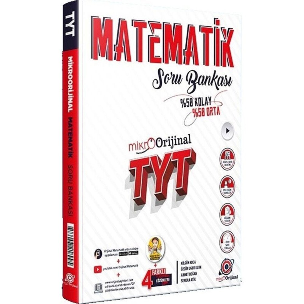 Orjinal Orijinal Yayınları TYT Matematik Mikro Soru Bankası Ders Sınav Kitapları Fiyatı