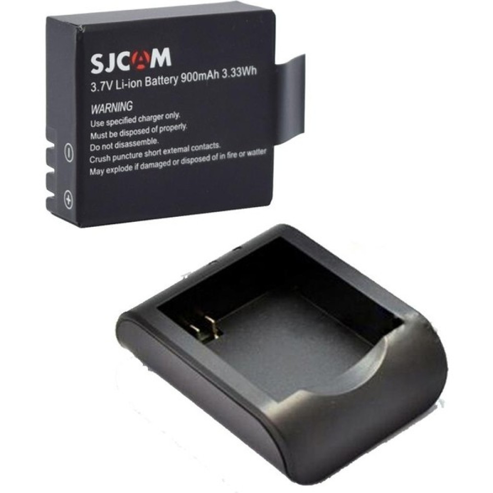 Orjinal Sjcam 4000 5000 Yedek Batarya ve USB Şarj Cihazı Seti - Siyah Aksiyon Kameralar Fiyatı