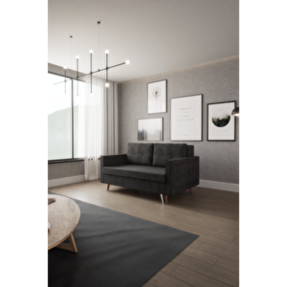 Orjinhome İnova Ikili Yataklı Ve Sandıklı Kanepe Siyah-Ud Koltuk Takımı / Seti Fiyatı