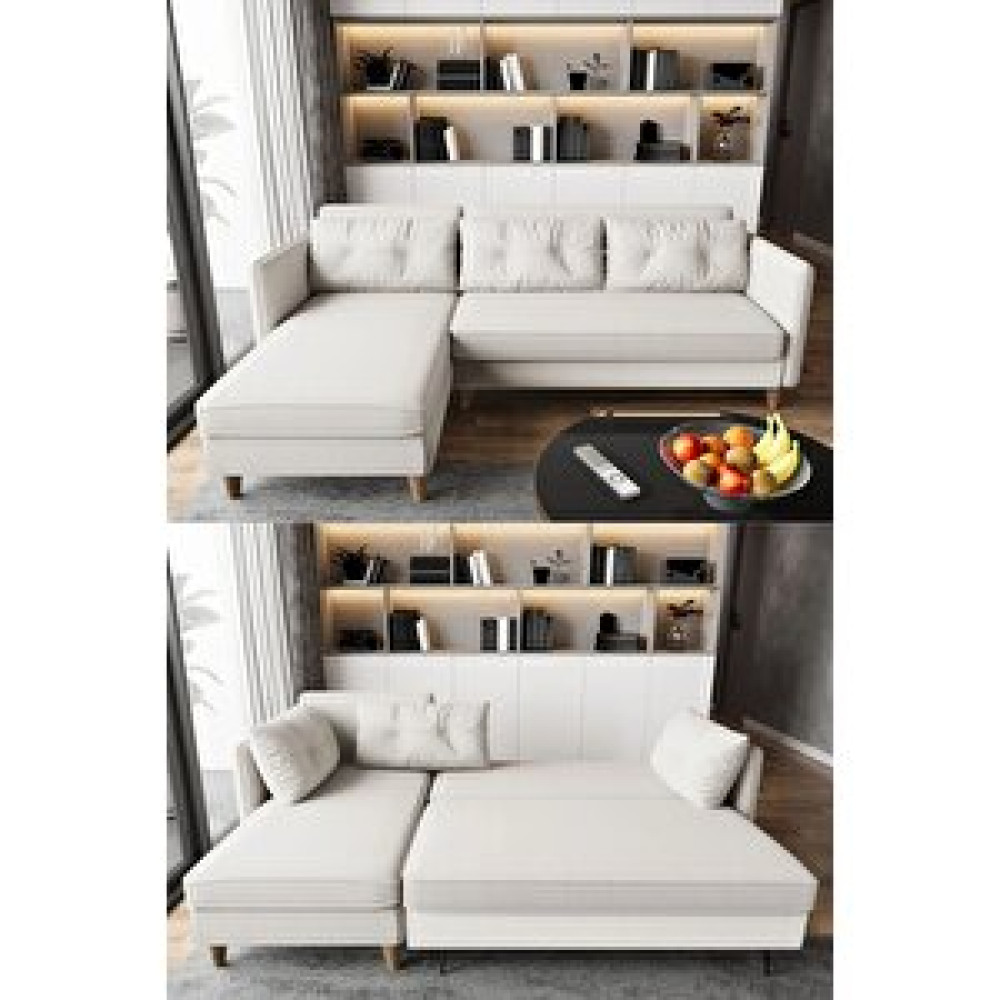 Orjinhome İnova Köşe Koltuk Beyaz - Beyaz Köşe Takımı / Seti Fiyatı