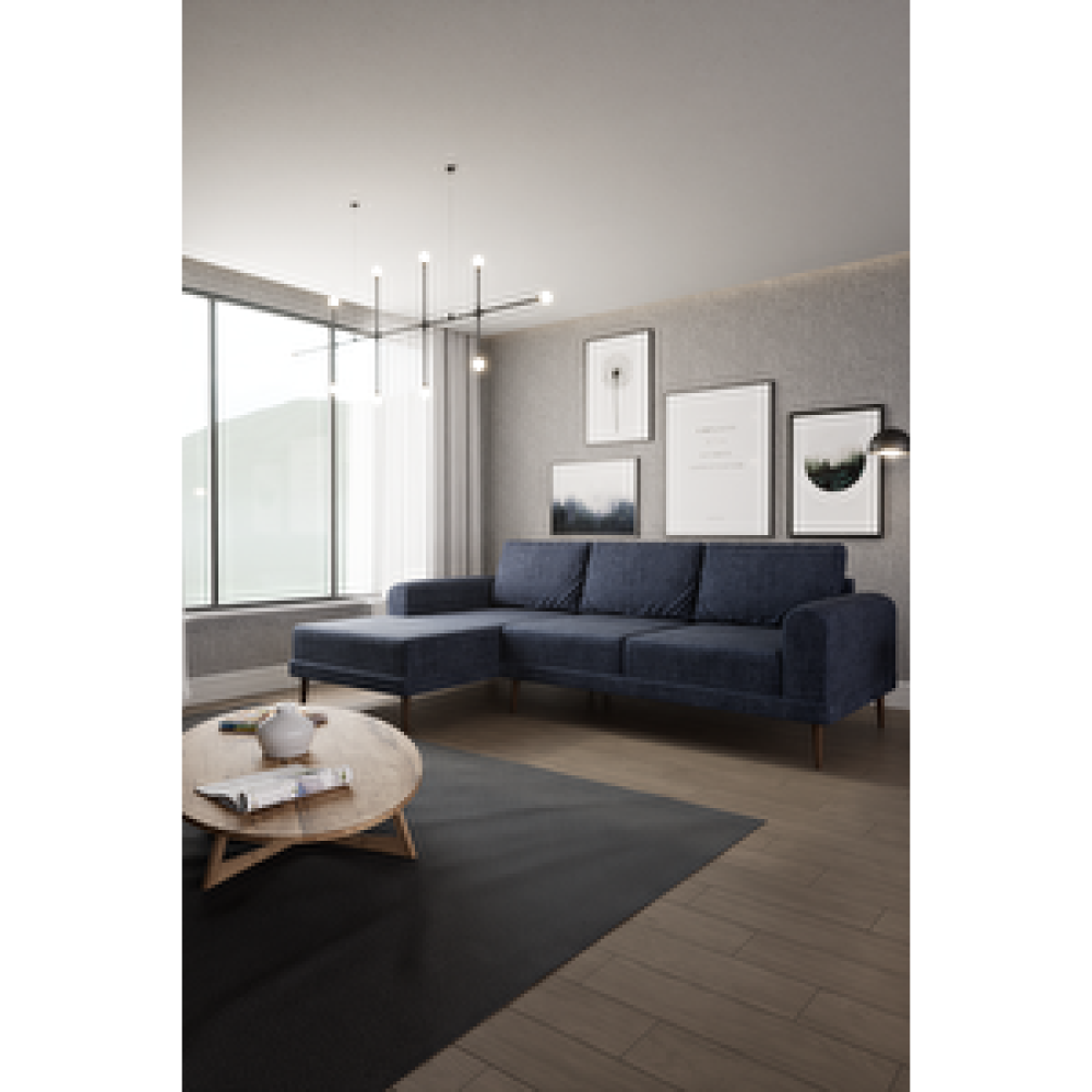 Orjinhome Nacho Köşe Koltuk ̇i̇skandinav Tasarım Lacivert Köşe Takımı / Seti Fiyatı