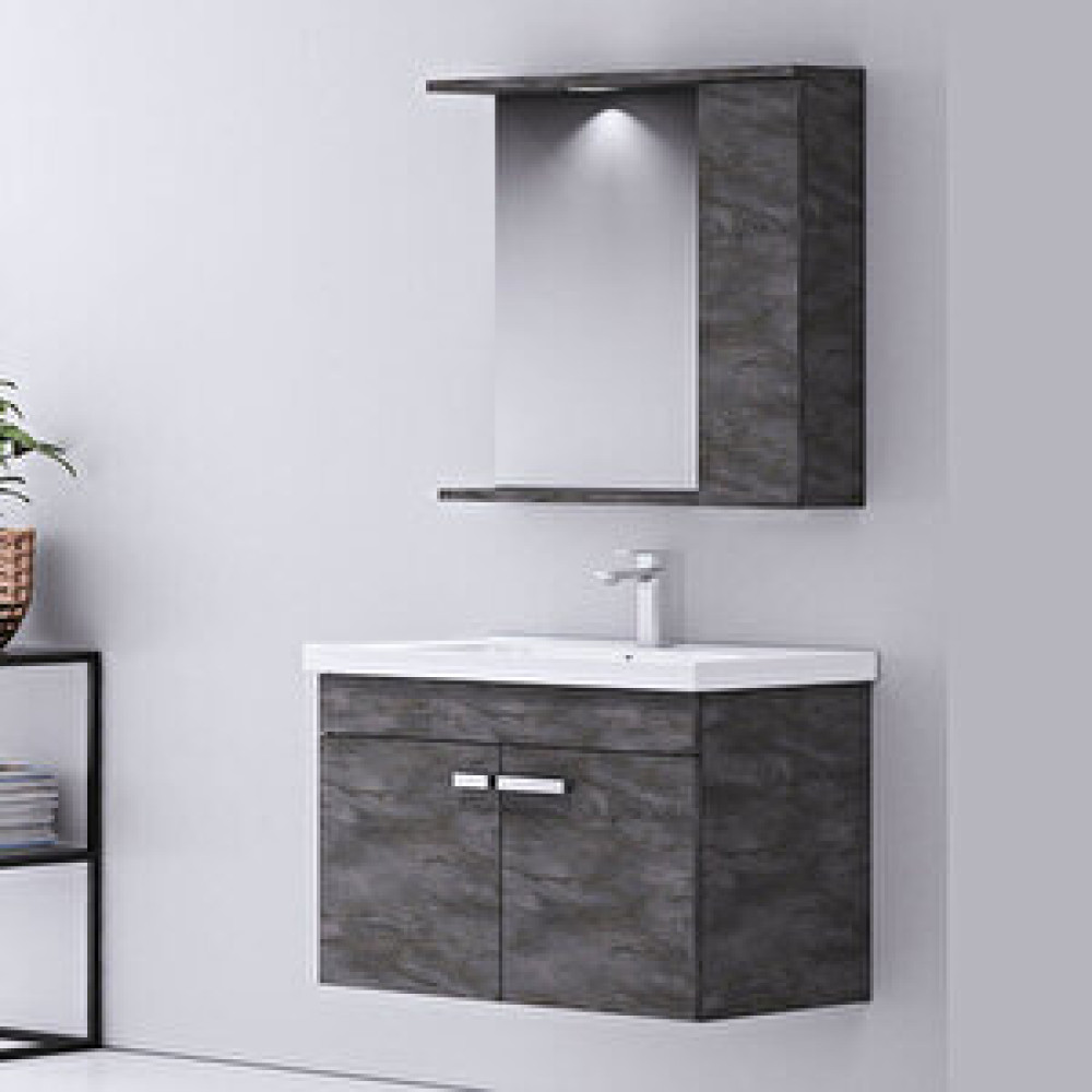 Orka Arya Banyo Dolabı 50 cm Irony Üst Modül Banyo Dolabı / Mobilyası Fiyatı