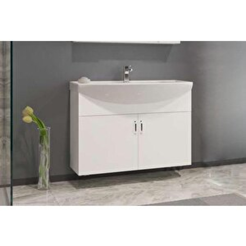 Orka Duru 80 Cm Beyaz Banyo Dolabı Alt Modül Ve Lavabo Banyo Dolabı / Mobilyası Fiyatı