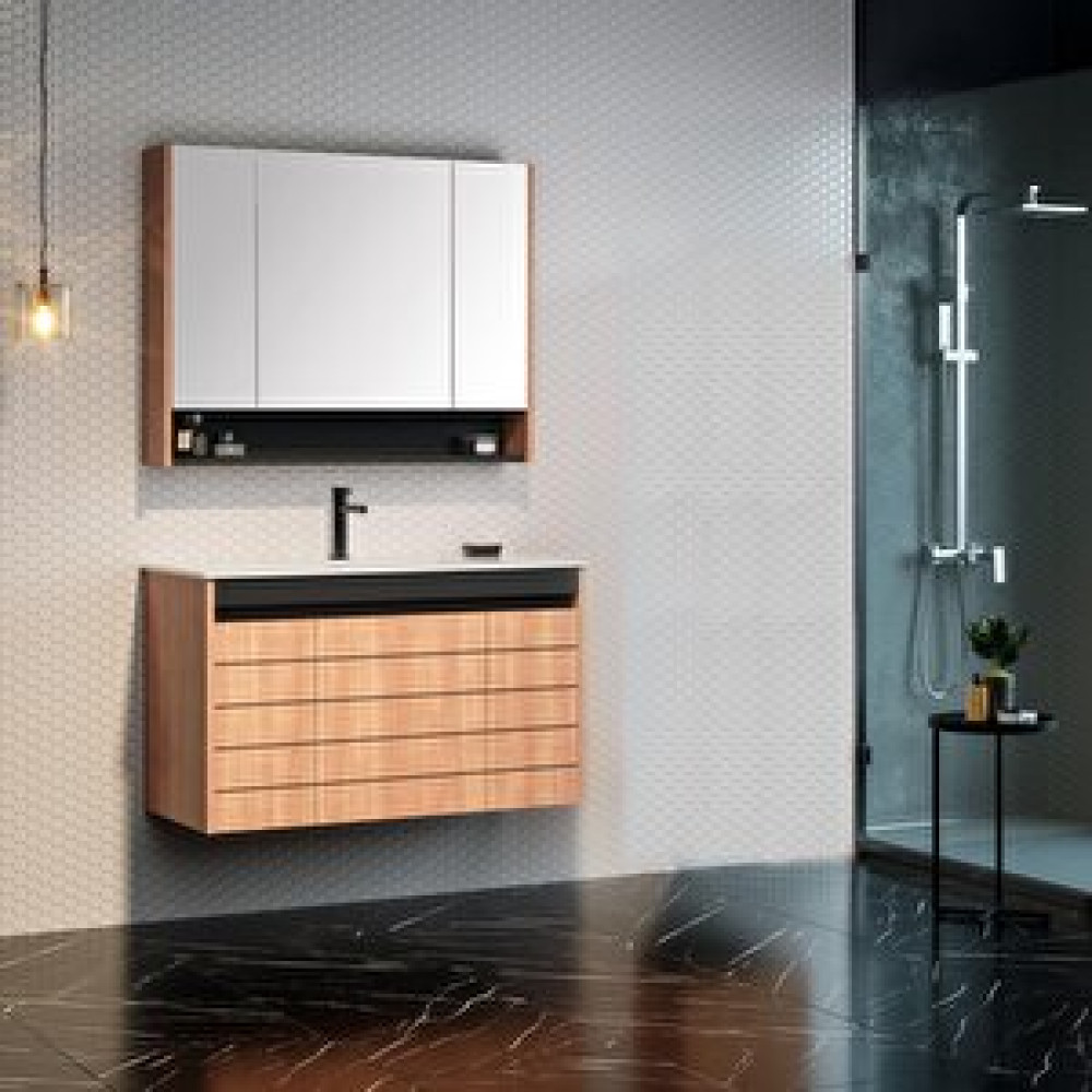 Orka Ricato 100 Cm Morgana Kiraz Banyo Dolabı Takımı Banyo Dolabı / Mobilyası Fiyatı