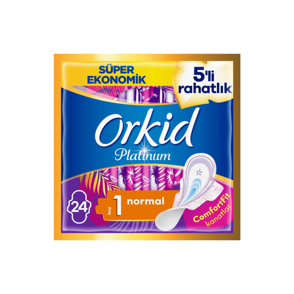 Orkid 24lü Platinum Normal Hijyenik Ped Hijyenik Pedler ve Tamponlar Fiyatı