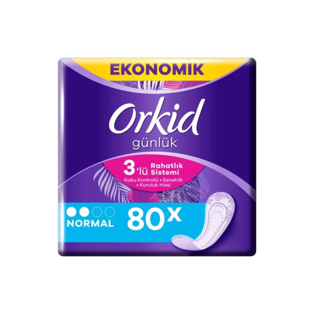 Orkid Gunluk Ped Normal Dev Ekonomi Paketi 80 Adet 8001090484703 Genital Bölge Temizliği Fiyatı