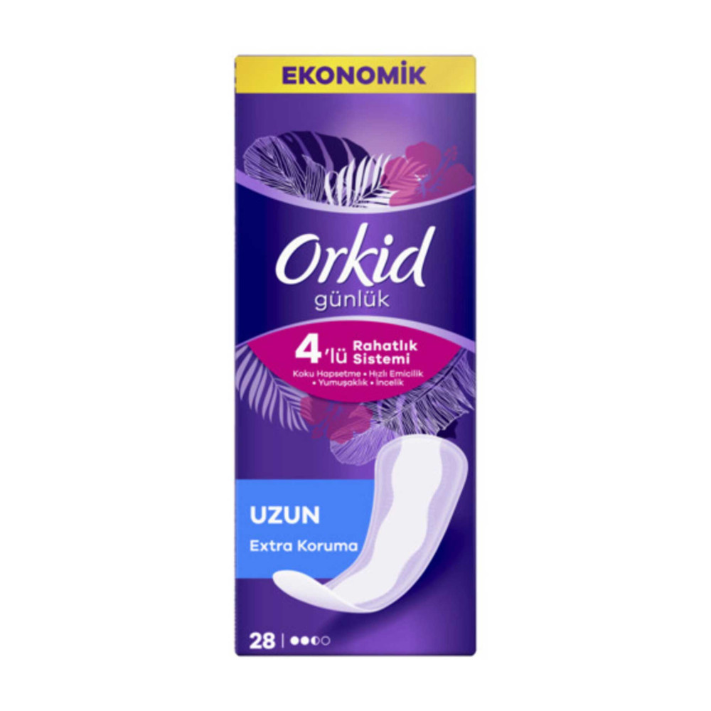 Orkid Hijyenik Ped Günlük Extra Koruma 28'li Uzun Hijyenik Pedler ve Tamponlar Fiyatı