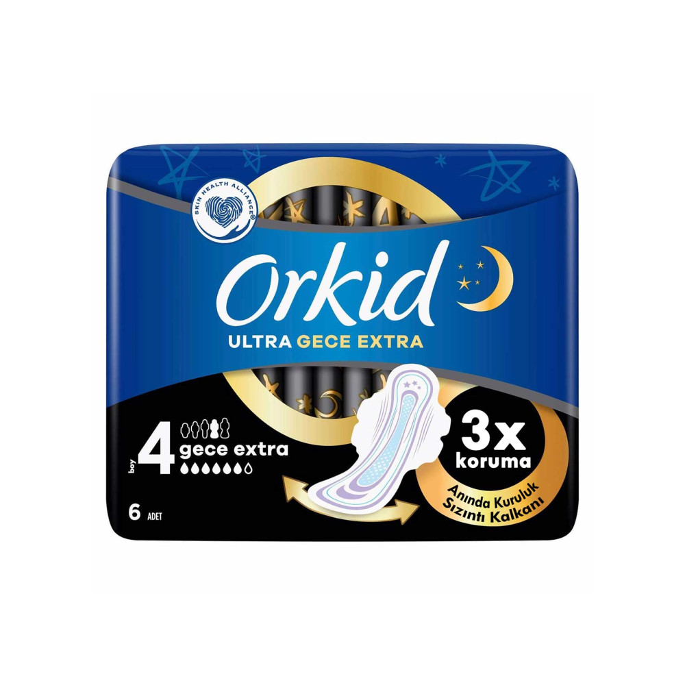 Orkid Hijyenik Ped Ultra 6'lı Gece Extra Hijyenik Pedler ve Tamponlar Fiyatı