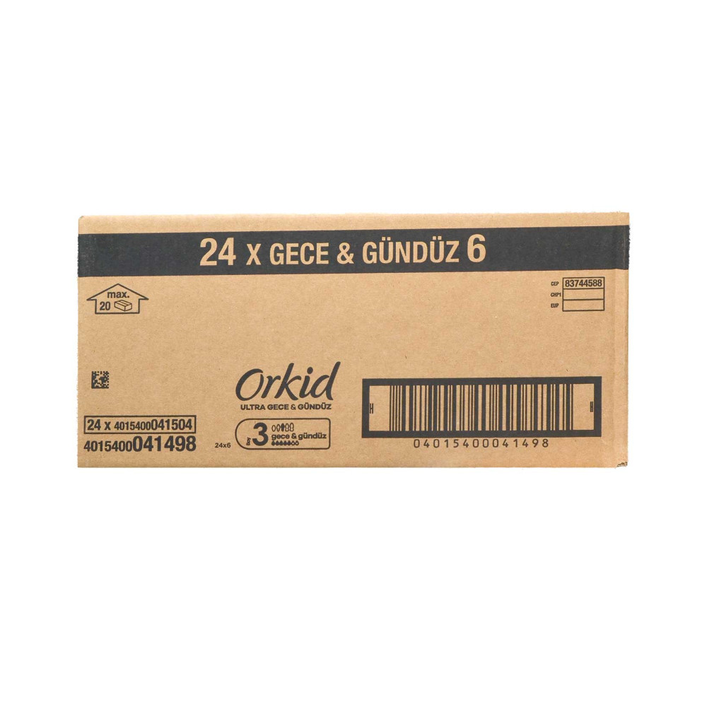 Orkid Hijyenik Ped Ultra 6'lı Gece & Gündüz