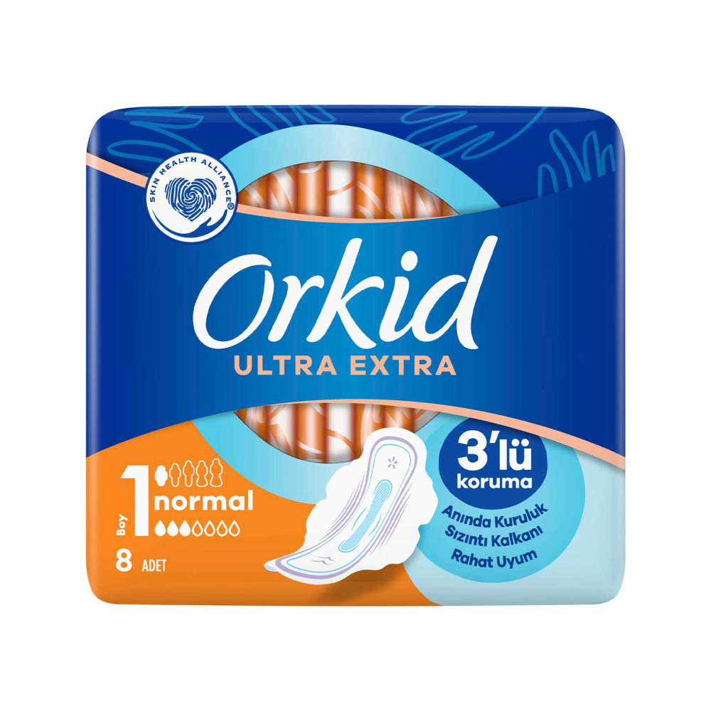 Orkid Hijyenik Ped Ultra Extra 8'li Normal Hijyenik Pedler ve Tamponlar Fiyatı
