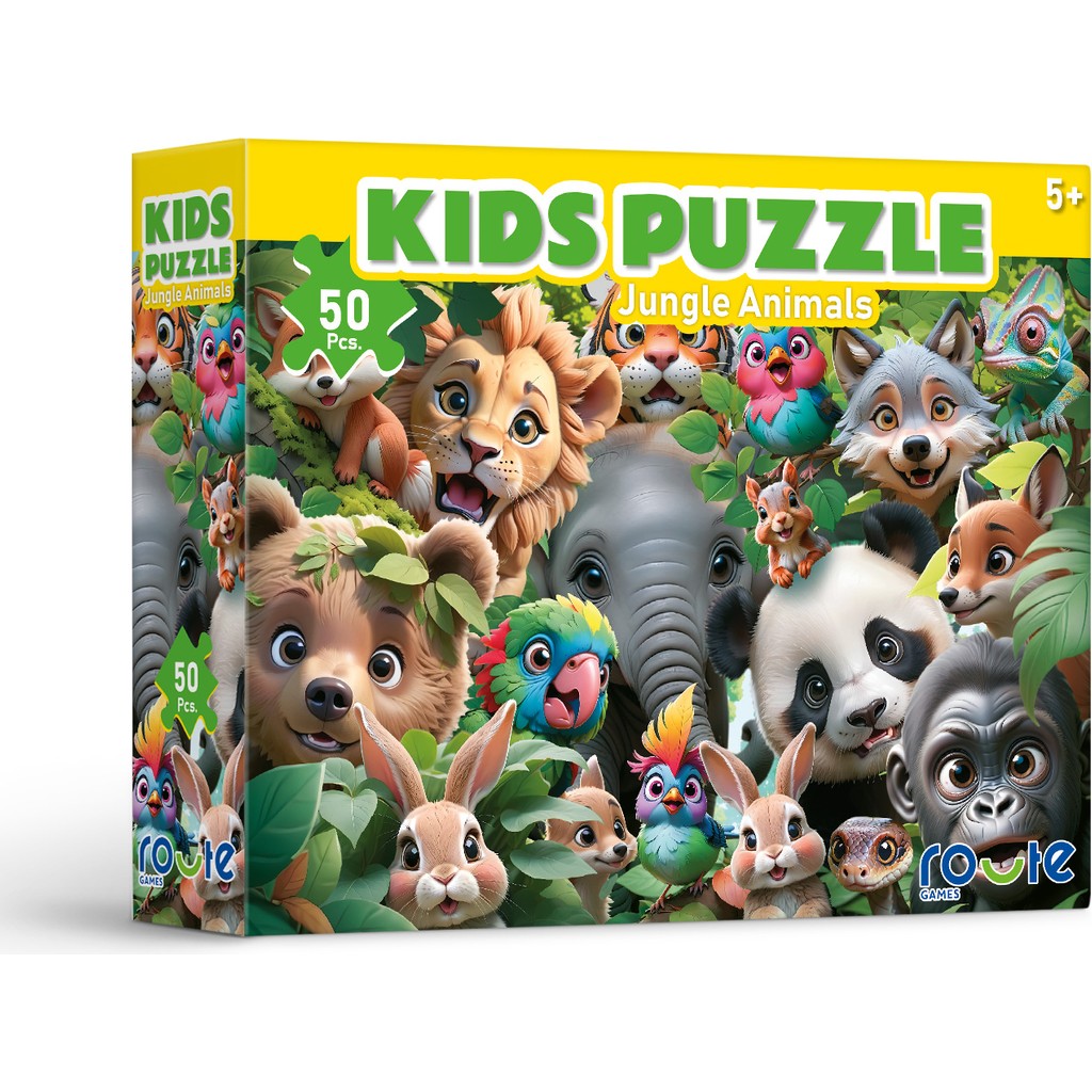 Orman Hayvanları Çocuk Puzzle (50 Parça) 34×48 cm Anne Bebek Oyuncak Fiyatı