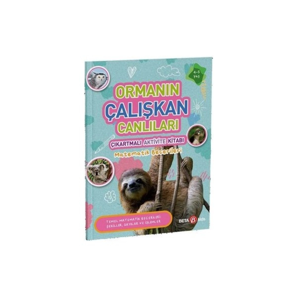 Ormanın Çalışkan Canlıları - Çıkartmalı Aktivite Kitabı Zihinsel Gelişim Kitapları Fiyatı