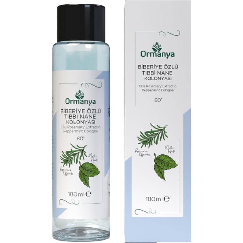 Ormanya Biberiye Özlü Tıbbi Nane Kolonyası | 180 ML Kolonya & Gülsuyu Fiyatı