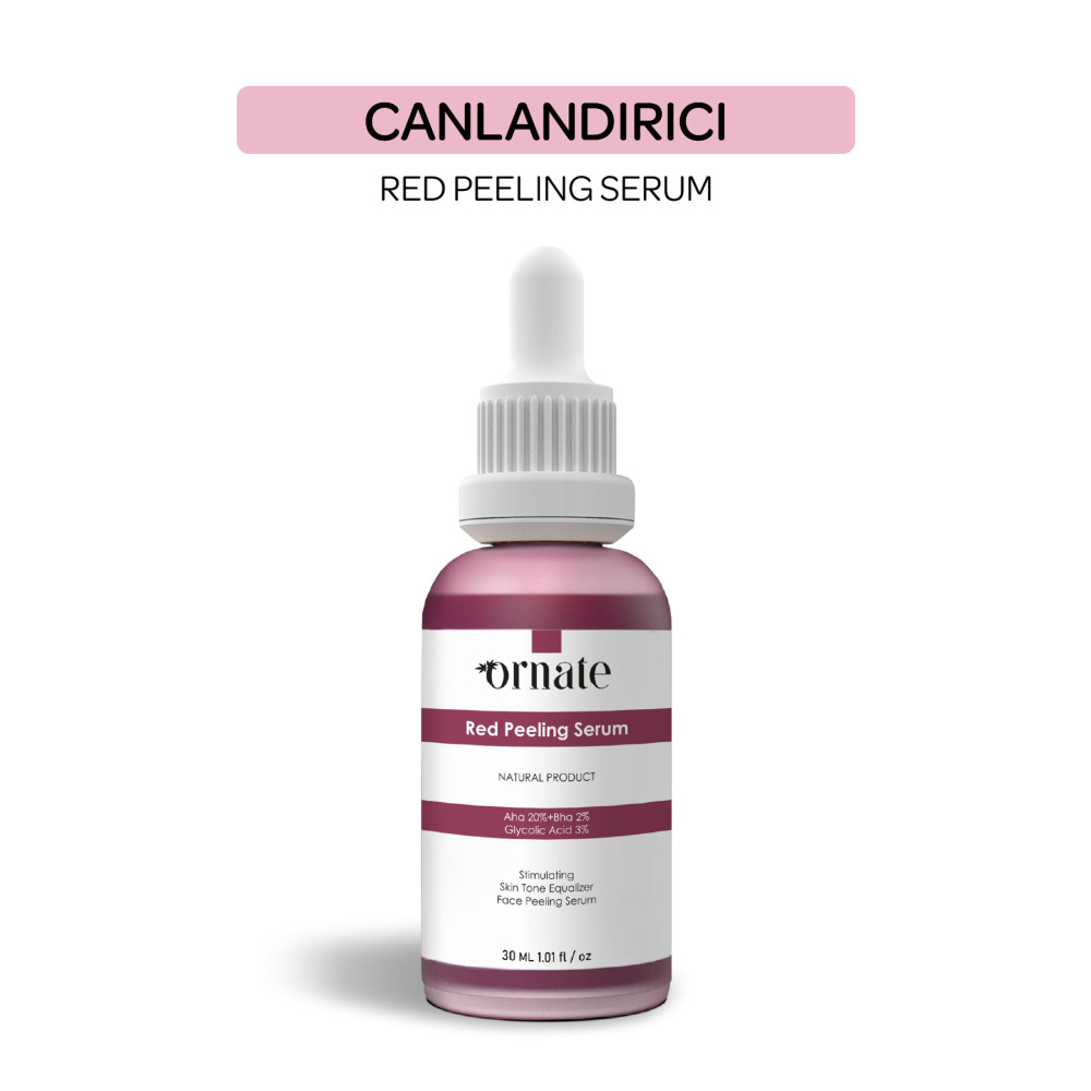 ORNATE Canlandırıcı Leke Karşıtı Yüz Peeling Serum 30 Ml Aha 20% + Bha 2% + Glycolic Acid %3 Cilt ve Yüz Bakımı Fiyatı