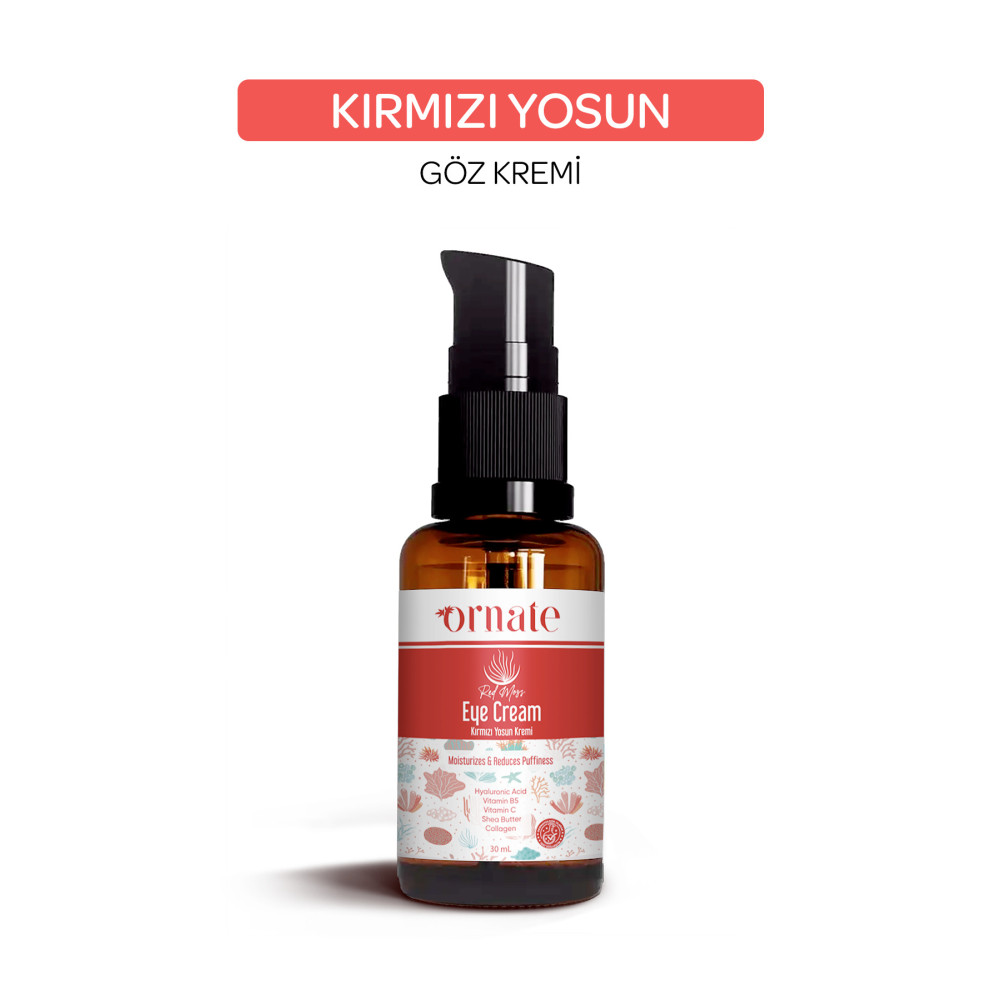 ORNATE Göz Altı Koyu Görünümü Ve Kırışıklık Karşıtı Nemlendirici Kırmızı Yosun Göz Çevresi Kremi 30 ml Göz Kremi Fiyatı