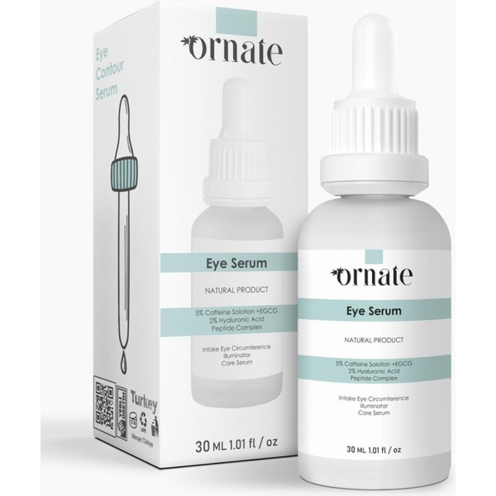 Ornate Göz Altı Torbalanma Karşıtı Göz Çevresi Aydınlatıcı Bakım Serumu 5% Caffeine Glutathione + %2 Ha + Peptide Complex Göz Kremi Fiyatı