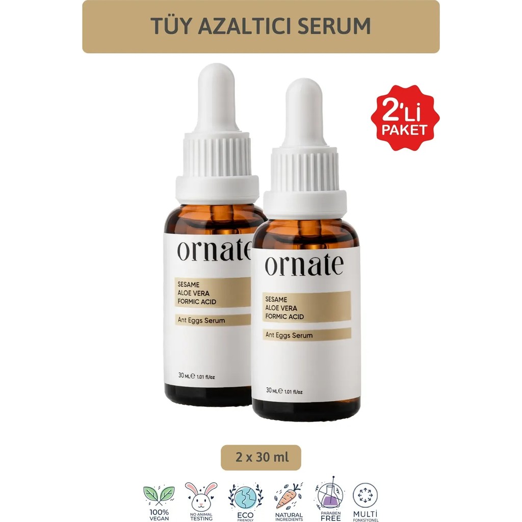 Ornate Tüy Azaltıcı Nemlendirici Serum 2'li Süper Set 30 ml Karınca Yumurtası Yağı İle Etkili Bakım SSD / Solid State Drive Fiyatı