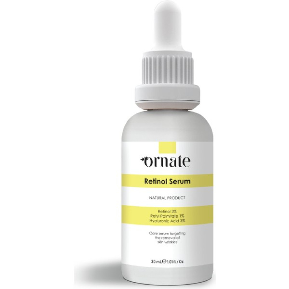 Ornate Yaşlılık Karşıtı Retinol Serum Hyaluronic Acid %3 + Retinol %3 + Allantoin %2 Retınol2 Anti-Aging / Yaşlanma Karşıtı Fiyatı