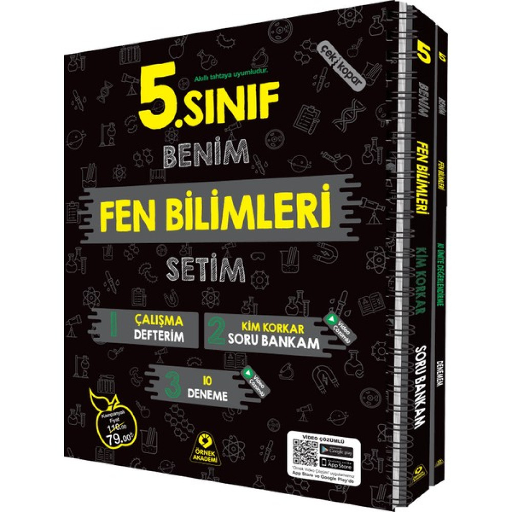 Örnek Akademi Yayınları 5. Sınıf Benim Fen Bilimleri Setim - Sultan Özer Doğan Fen - Bilişim ve Teknoloji Fiyatı