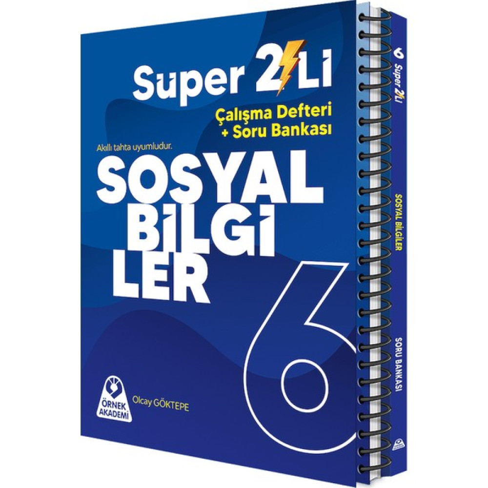 Örnek Akademi Yayınları 6. Sınıf Süper 2'li Sosyal Bilgiler Seti Kaynak Kitapları Fiyatı